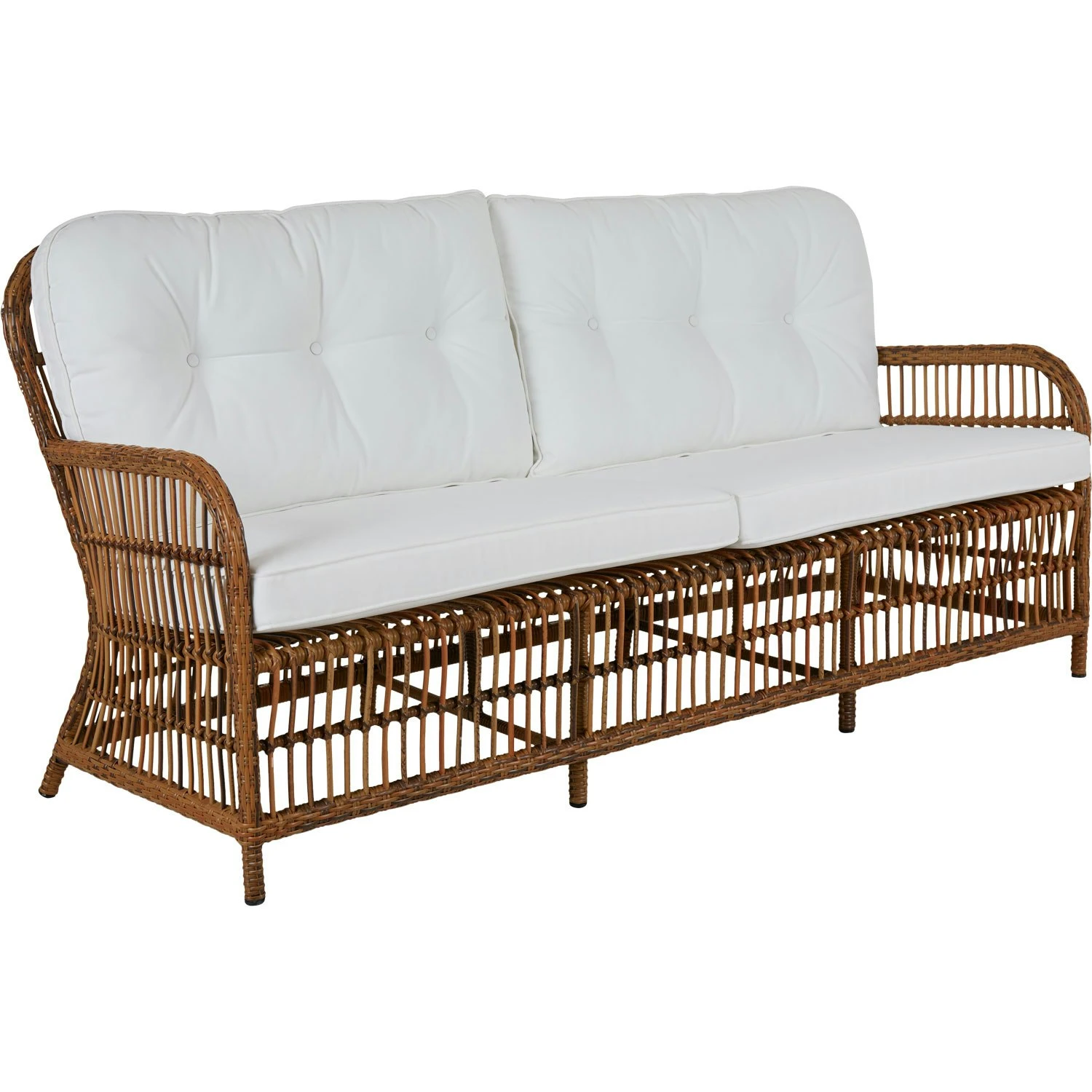 Brafab Anemon Sofa 3-Sitzer, Natur/Weiß 1 Brafab Anemon Sofa 3-Sitzer, Natur/Weiß