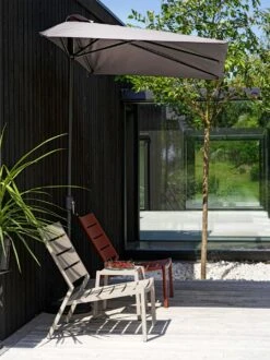 Brafab Cambre-Sonnenschirm 250x130 Cm, Anthrazit -Grünblick Verkäufe brafab cambre sonnenschirm 250x130 cm anthrazit 2