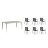 Brafab Delia Nimes Dining Set, Khaki