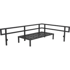 Brafab Gonessa-Sitzgruppe , Anthrazit / Grau -Grünblick Verkäufe brafab gonessa sitzgruppe anthrazit grau 4