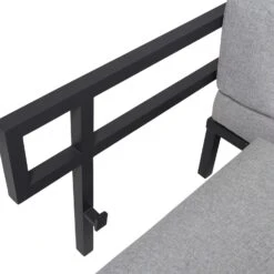 Brafab Gonessa-Sitzgruppe , Anthrazit / Grau -Grünblick Verkäufe brafab gonessa sitzgruppe anthrazit grau 6