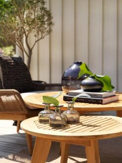 Brafab Kastos Kaffeetisch Teakholz, D60 H45 Cm -Grünblick Verkäufe brafab kastos kaffeetisch teakholz 2