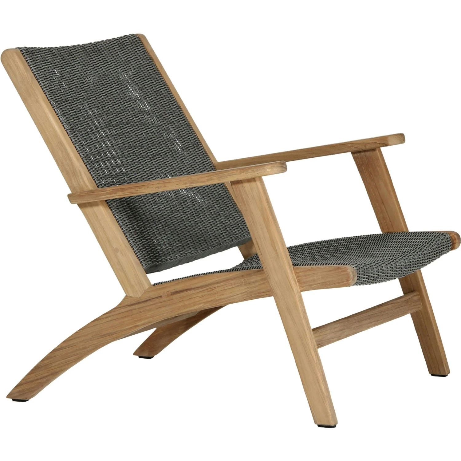 Brafab Kira-Loungesessel, Teakholz / Grau Künstliches Rattan 1 Brafab Kira-Loungesessel, Teakholz / Grau Künstliches Rattan