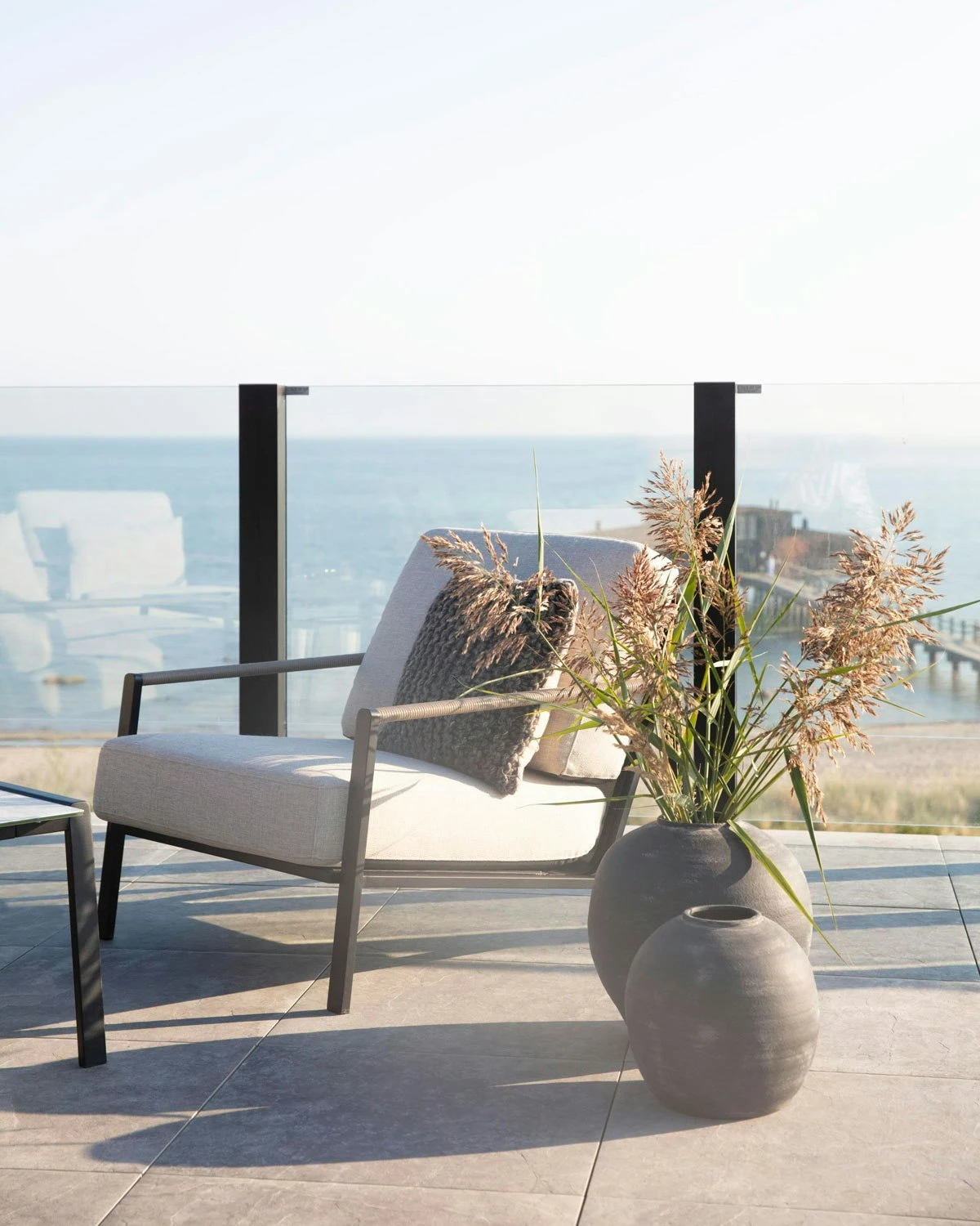 Brafab Lyra Sessel, Schwarz/Sand 4 Brafab Lyra Sessel, Schwarz/Sand – Bild 4