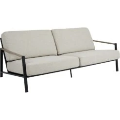 Brafab Lyra Sofa 2,5-Sitzer, Schwarz/Sand