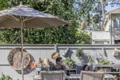 Brafab Reggio Sonnenschirm Ø300 Cm, Taupe 10 Brafab Reggio Sonnenschirm Ø300 Cm, Taupe -Grünblick Verkäufe brafab reggio holzsonnenschirm 3m 9