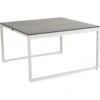 Brafab Talance Coffee Table 80x80cm H45, White / Dark Grey