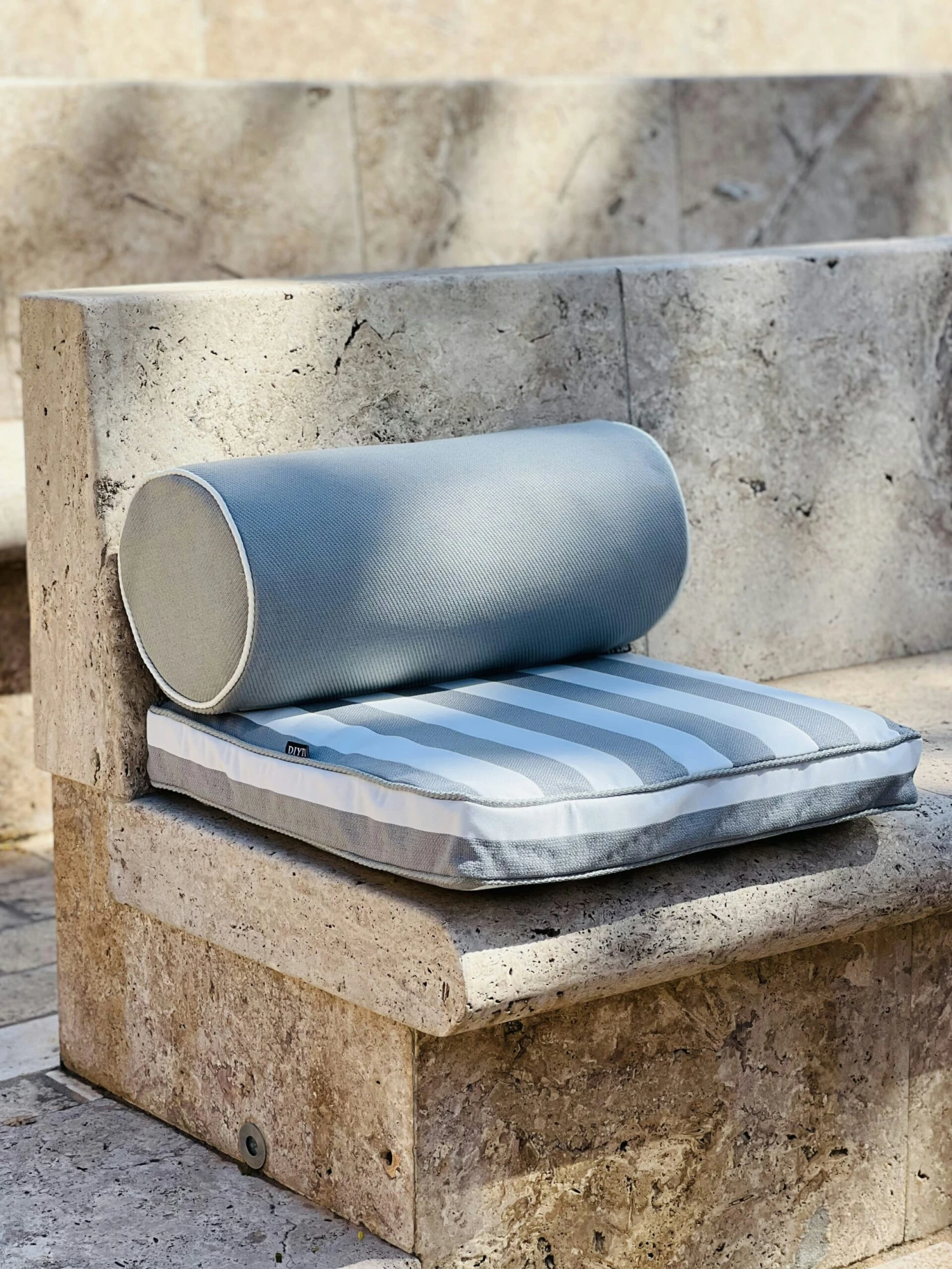 Plain Kissen 17x45 Cm, Grau 2 Plain Kissen 17x45 Cm, Grau – Bild 2