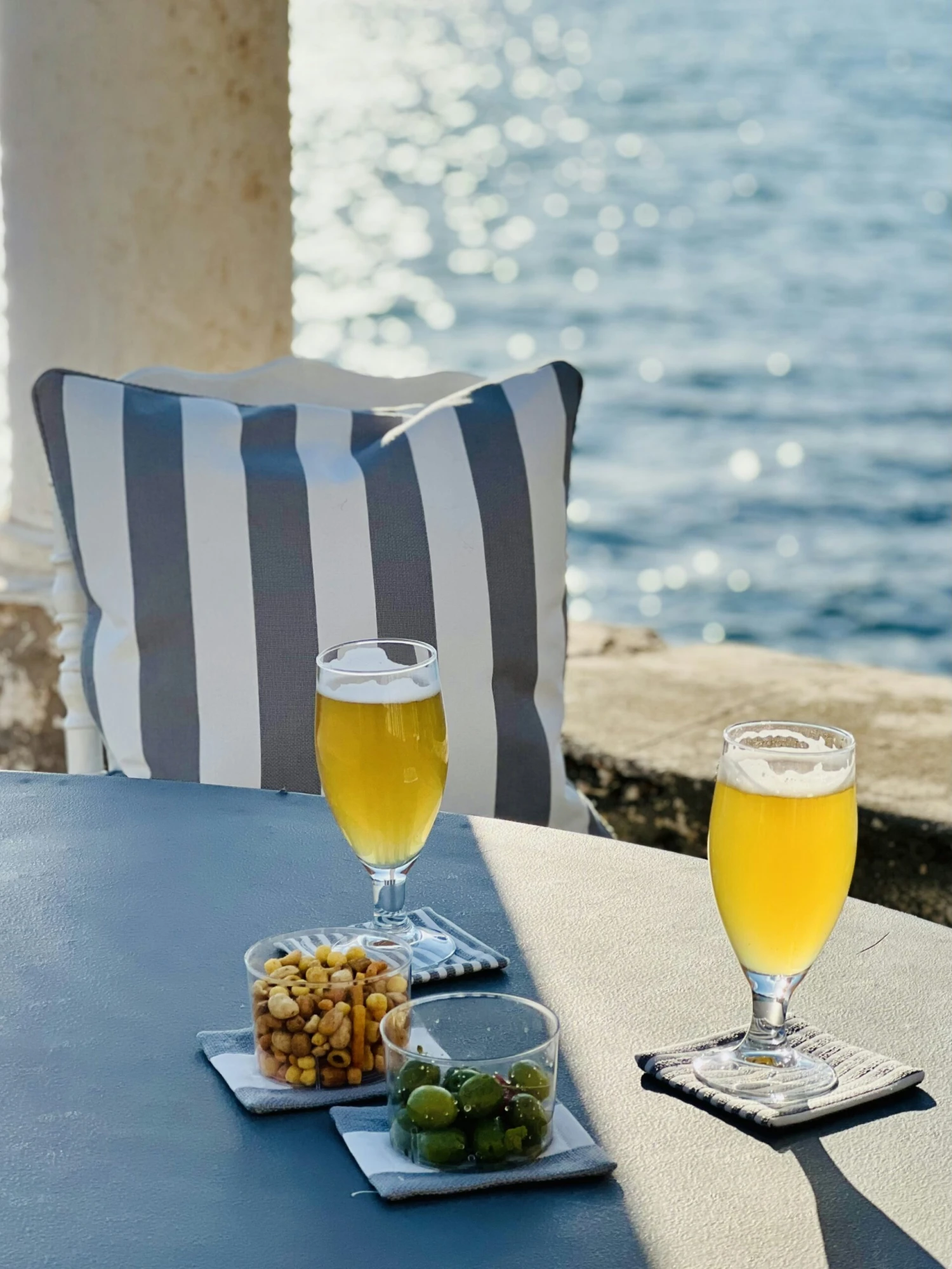 Wide Stripe Kissen 45x45 Cm, Grau 3 Wide Stripe Kissen 45x45 Cm, Grau – Bild 3