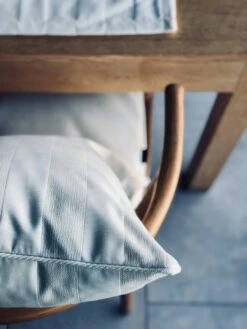 Wide Stripe Kissen 45x45 Cm, Weiß -Grünblick Verkäufe diyti wide stripe cushion 45x45 cm 5