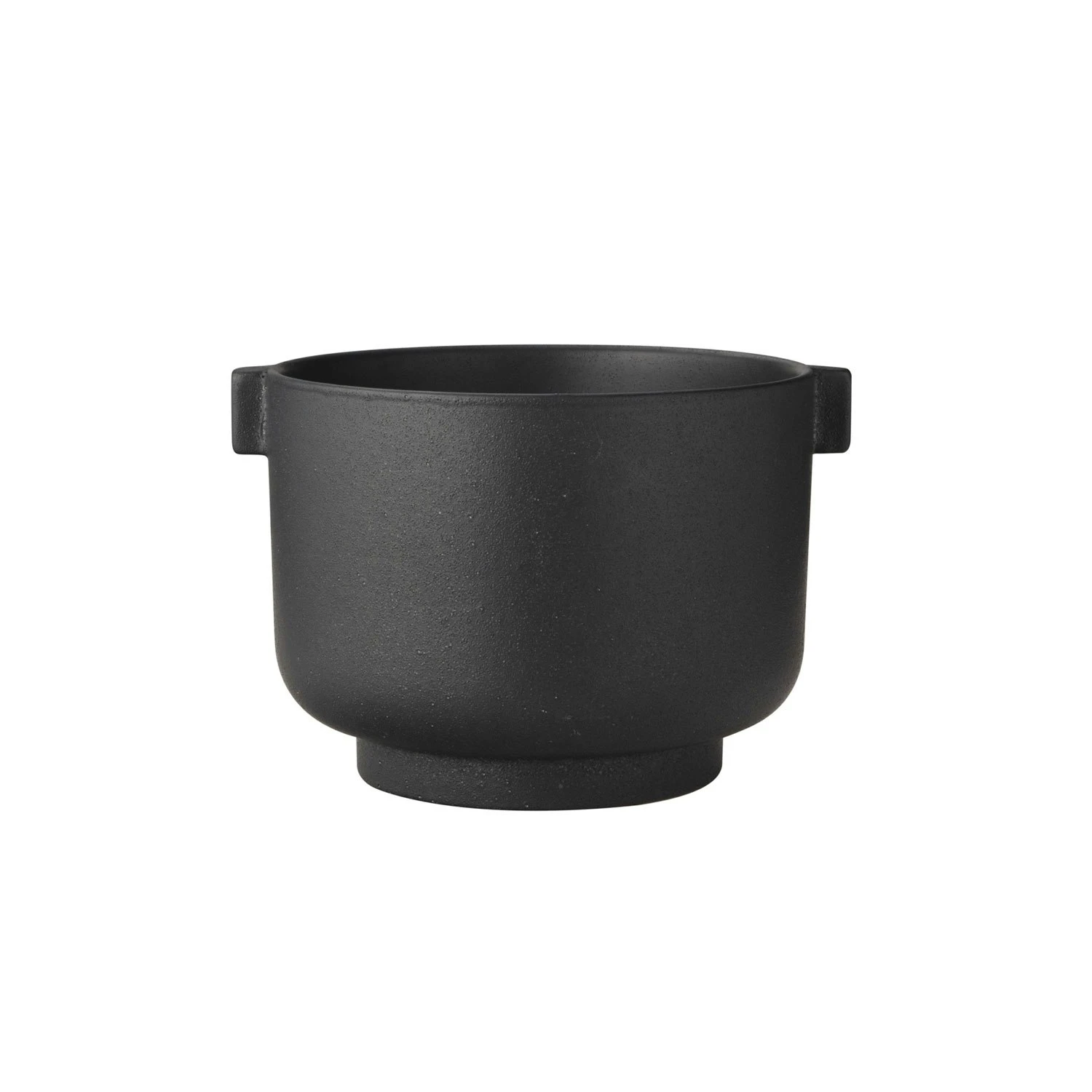Ernst Blumentopf Mit Ohren H15 Cm, Schwarz 1 Ernst Blumentopf Mit Ohren H15 Cm, Schwarz