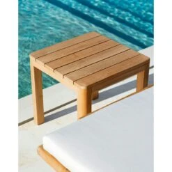 Clay Beistelltisch Quadratisch 45x45 Cm, Teakholz 5 Clay Beistelltisch Quadratisch 45x45 Cm, Teakholz -Grünblick Verkäufe ethimo clay beistelltisch quadratisch 45x45 cm teakholz 2