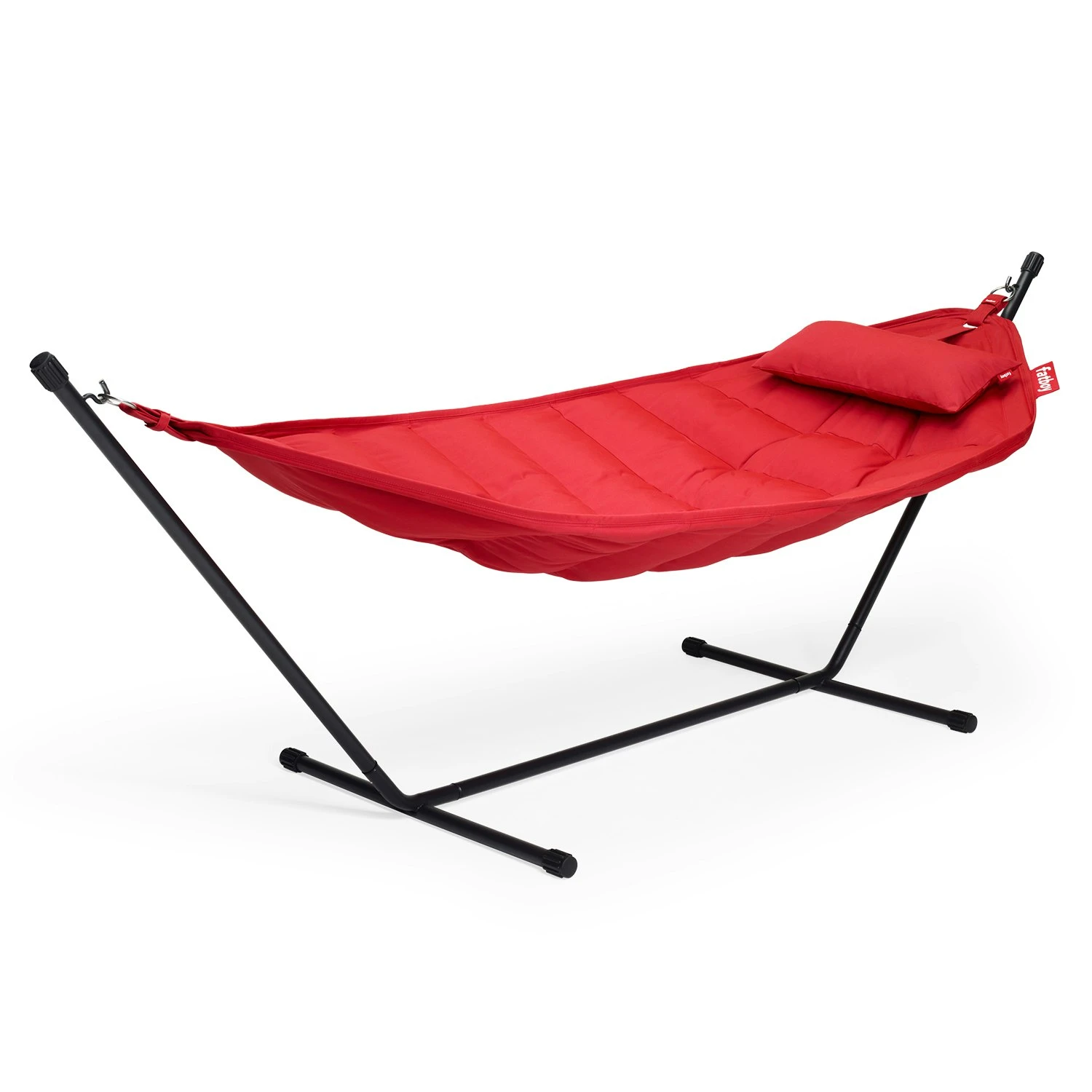 Fatboy Headdemock Superb Hängematte + Kissen, Rot/Schwarz 1 Fatboy Headdemock Superb Hängematte + Kissen, Rot/Schwarz