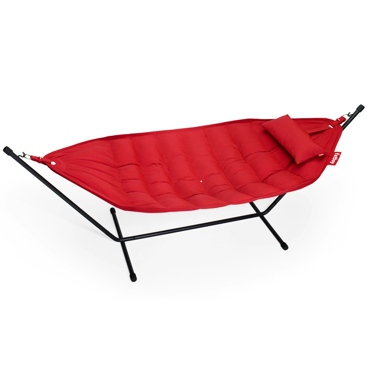 Fatboy Headdemock Superb Hängematte + Kissen, Rot/Schwarz 3 Fatboy Headdemock Superb Hängematte + Kissen, Rot/Schwarz – Bild 3