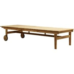 M8 Sonnenliege Im Freien Nutzbar, Teakholz -Grünblick Verkäufe fdb mbler m8 sammen sunbed outdoor teak 2