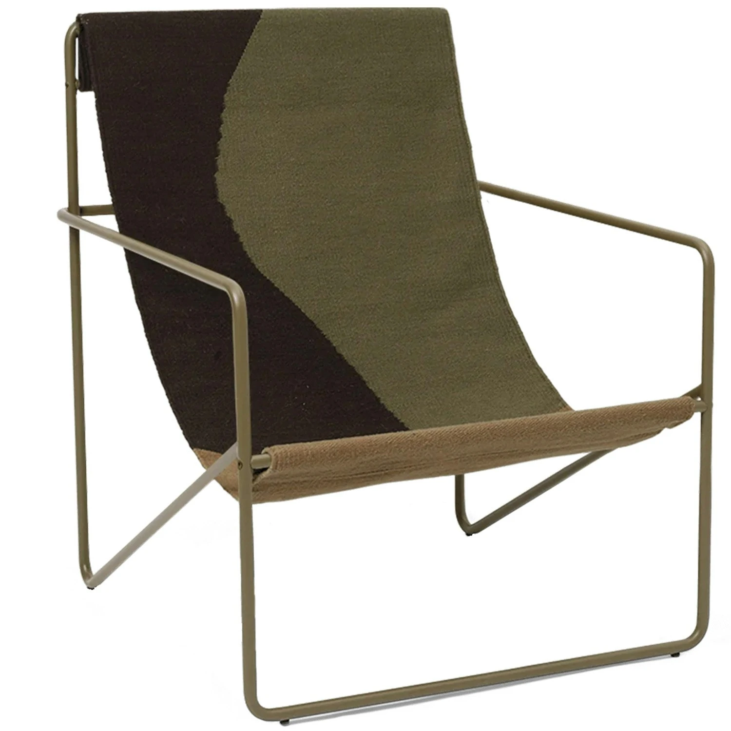 Ferm LIVING Desert Lounge Stuhl, Olive / Dune 1 Ferm LIVING Desert Lounge Stuhl, Olive / Dune