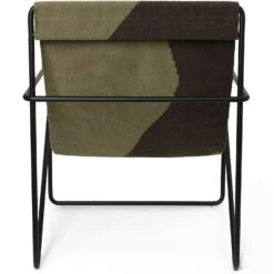 Ferm LIVING Desert Loungesessel, Dune / Schwarz -Grünblick Verkäufe ferm living desert lounge chair black dune 3