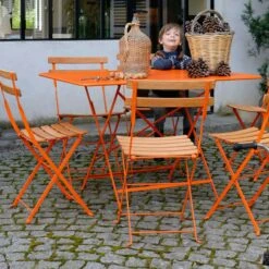 Bistro Table 117x77, Honey -Grünblick Verkäufe fermob bistro table 117x77 honey 4