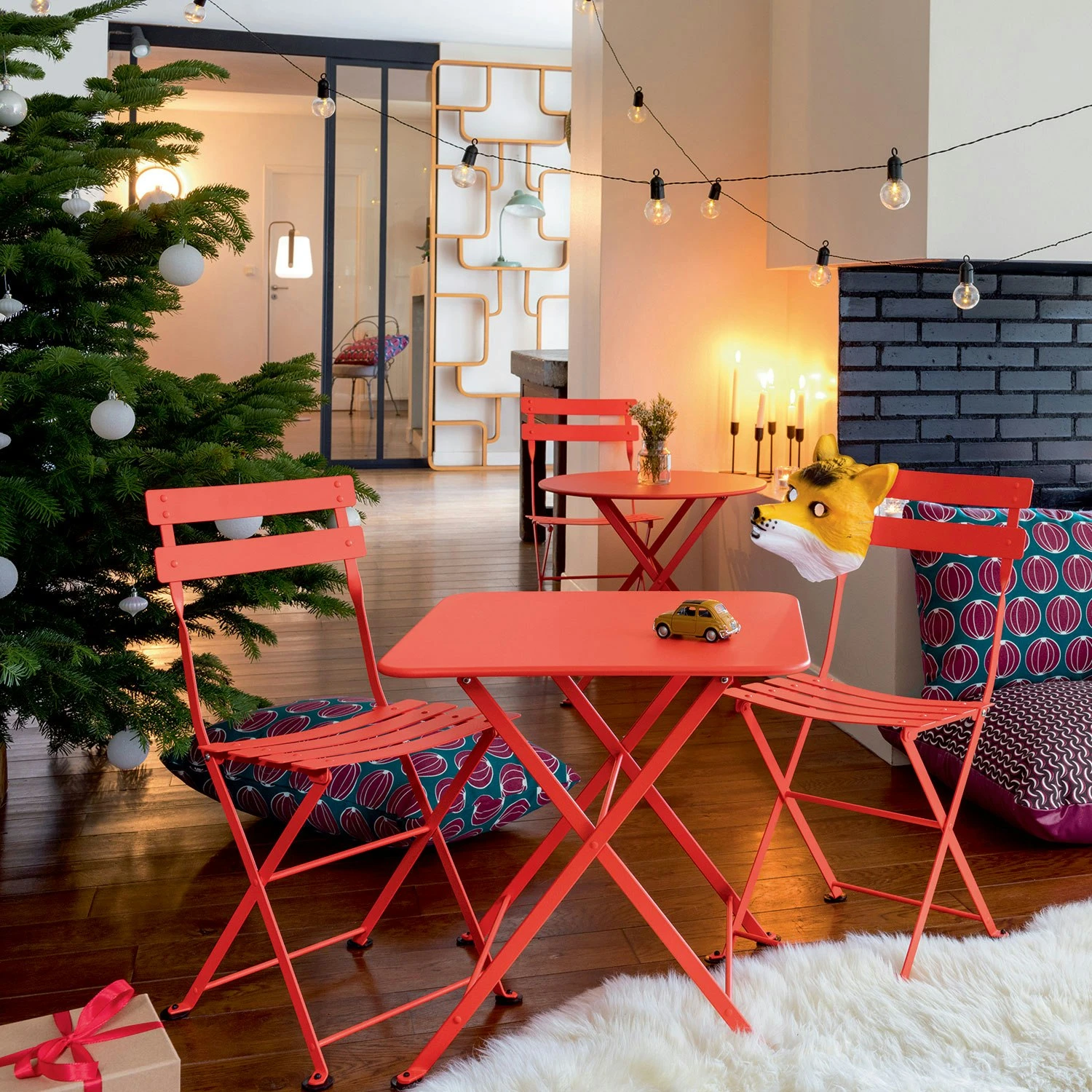 Bistro Tisch, 57x57 Cm/ Cotton White 2 Bistro Tisch, 57x57 Cm/ Cotton White – Bild 2