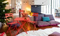 Bistro Tisch, 57x57 Cm/ Honey -Grünblick Verkäufe fermob bistro tisch 57x57 cm 2 2