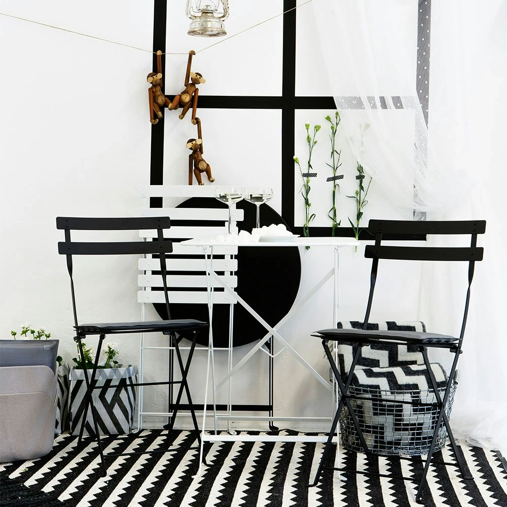 Bistro Tisch, 57x57 Cm/ Cotton White 3 Bistro Tisch, 57x57 Cm/ Cotton White – Bild 3