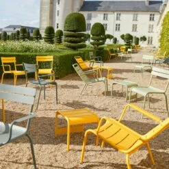 Luxembourg Fußhocker, Liquorice -Grünblick Verkäufe fermob luxembourg tisch schemel anthracite 13