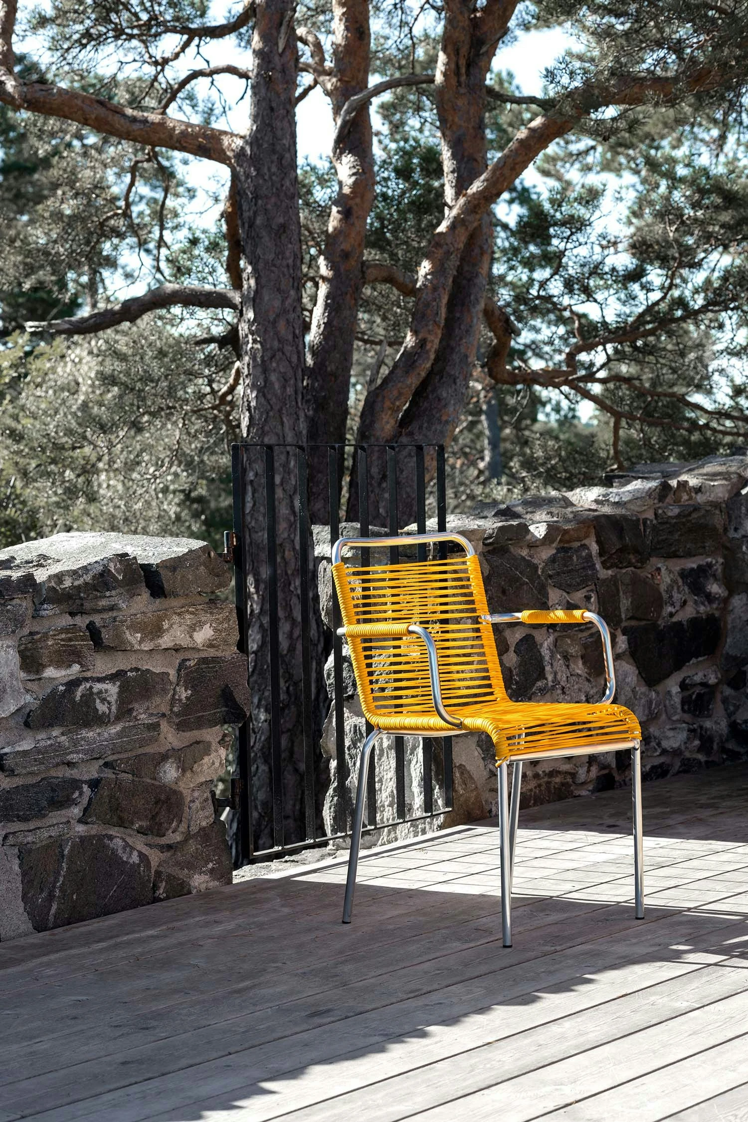 FIAM Mya Spaghetti Lehnstuhl, Gelb 2 FIAM Mya Spaghetti Lehnstuhl, Gelb – Bild 2