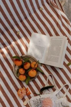 Stripe Pear Badetuch, 100x150 Cm -Grünblick Verkäufe garbo friends stripe pear 2 1