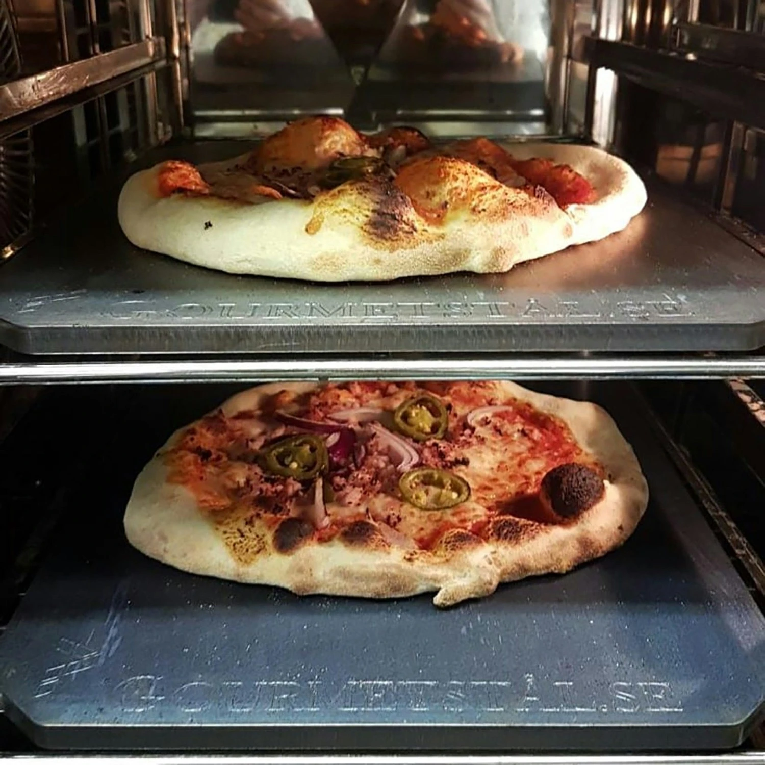 Grillplatte Aus Stahl, Gastronorm 2/3 2 Grillplatte Aus Stahl, Gastronorm 2/3 – Bild 2