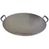 Grillplatte Aus Stahl Rund Mit Griff, 49 Cm
