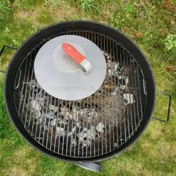 Grillpresse Rund, Edelstahl -Grünblick Verkäufe gourmetstal grillpresse rund edelstahl 2