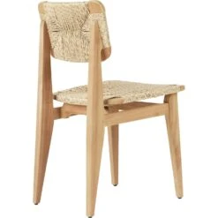 Gubi C-Chair Outdoor Esszimmerstuhl Teakholz -Grünblick Verkäufe gubi c chair outdoor dining chair 2