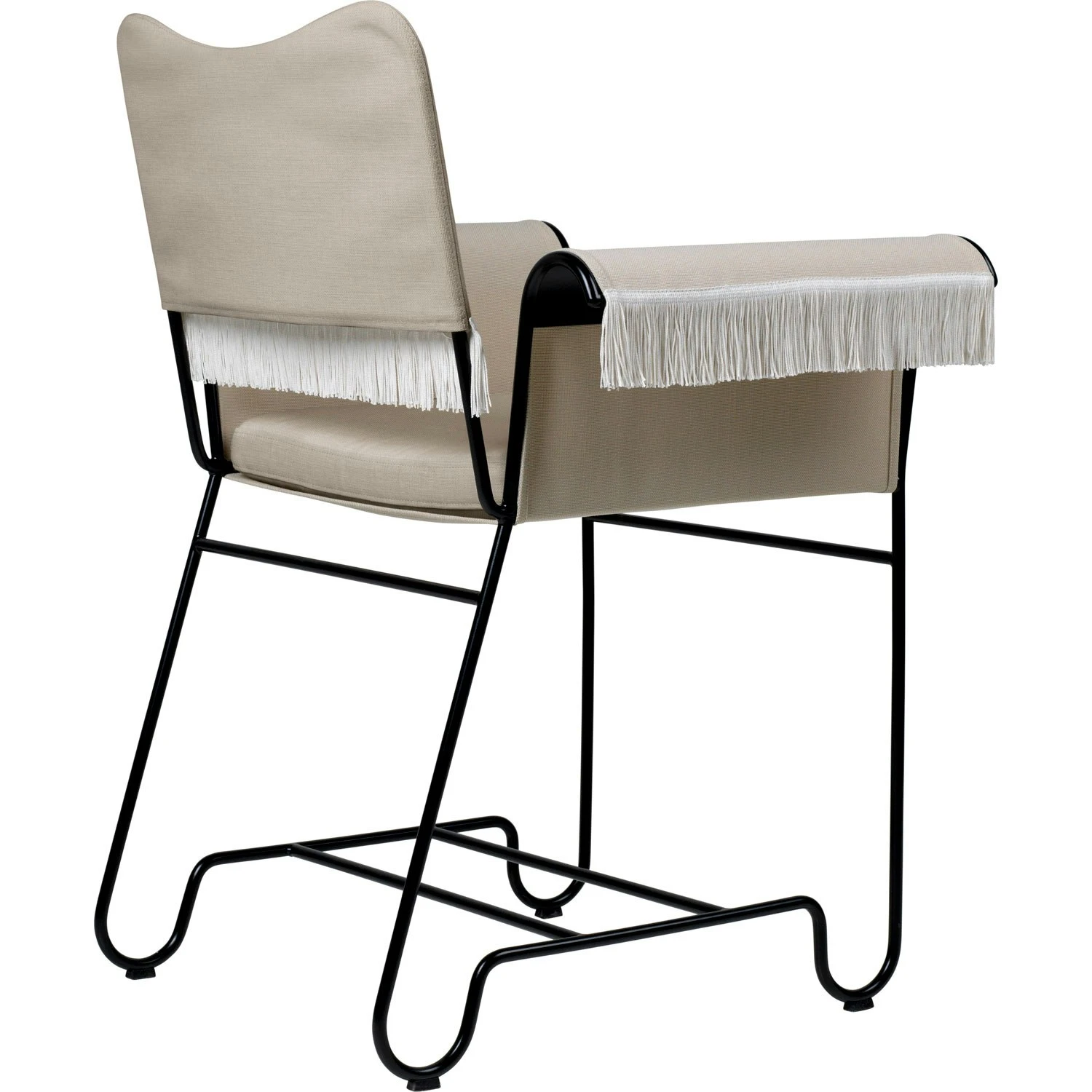 Gubi Tropique Esszimmerstuhl Mit Fransen, Classic Black / Udine 12 2 Gubi Tropique Esszimmerstuhl Mit Fransen, Classic Black / Udine 12 – Bild 2