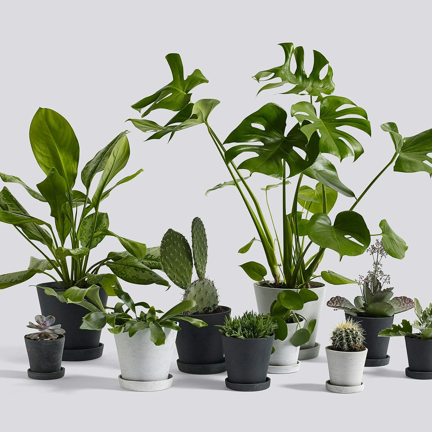 Hay Flowerpot Topf Mit Unterteller Grau, Ø21.5 Cm XL 4 Hay Flowerpot Topf Mit Unterteller Grau, Ø21.5 Cm XL – Bild 4