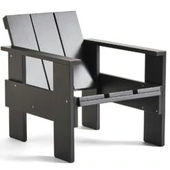 Hay Crate Loungesessel, Schwarz