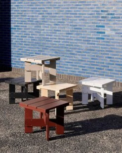 Hay Crate Niedriger Tisch, Natur -Grünblick Verkäufe hay crate low table l45 x w45 x h40 pinewood 4