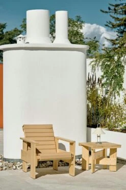 Hay Crate Niedriger Tisch, Natur -Grünblick Verkäufe hay crate low table l45 x w45 x h40 pinewood 5