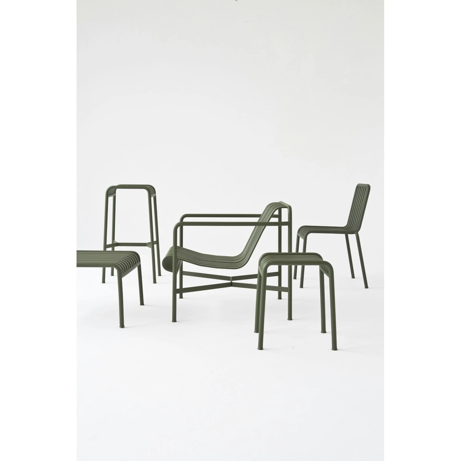 Hay Palissade Hocker, Olive 2 Hay Palissade Hocker, Olive – Bild 2