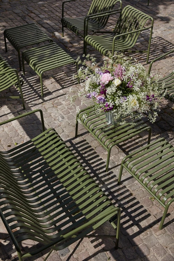 Hay Palissade Loungesessel Kurz, Olive 5 Hay Palissade Loungesessel Kurz, Olive – Bild 5