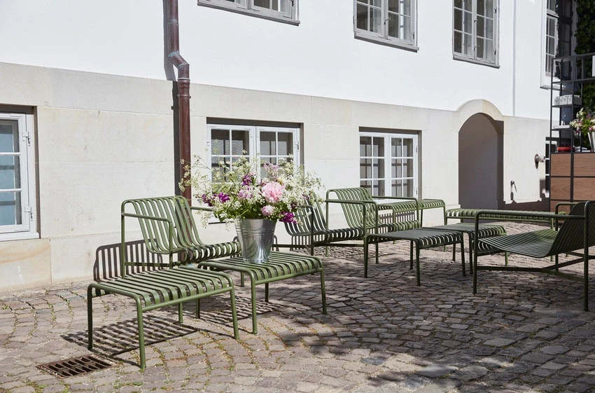 Hay Palissade Loungesessel Kurz, Olive 4 Hay Palissade Loungesessel Kurz, Olive – Bild 4