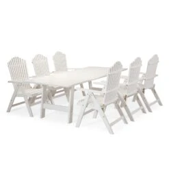 Bullerö Tischgarnitur 6 Sitzplätze, Weiß