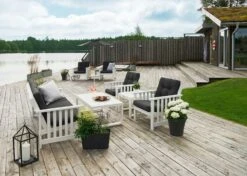 Gotland Sitzgruppe 5 Sitzplätze, Weiß -Grünblick Verkäufe hillerstorp gotland soffgrupp vit 4