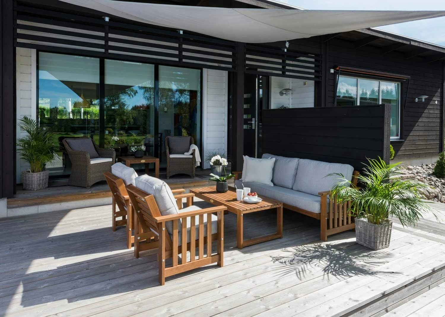 Gotland Sitzgruppe 5 Sitzplätze, Wärmebehandelt Esche 6 Gotland Sitzgruppe 5 Sitzplätze, Wärmebehandelt Esche – Bild 6