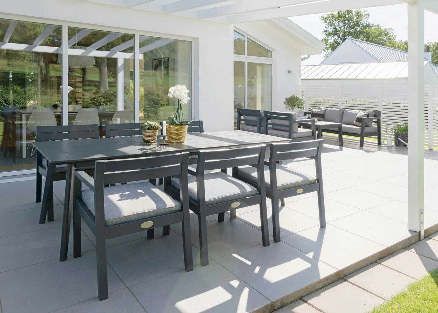 Stoltö Esszimmerstuhl, Orkangrau/Grau 3 Stoltö Esszimmerstuhl, Orkangrau/Grau – Bild 3