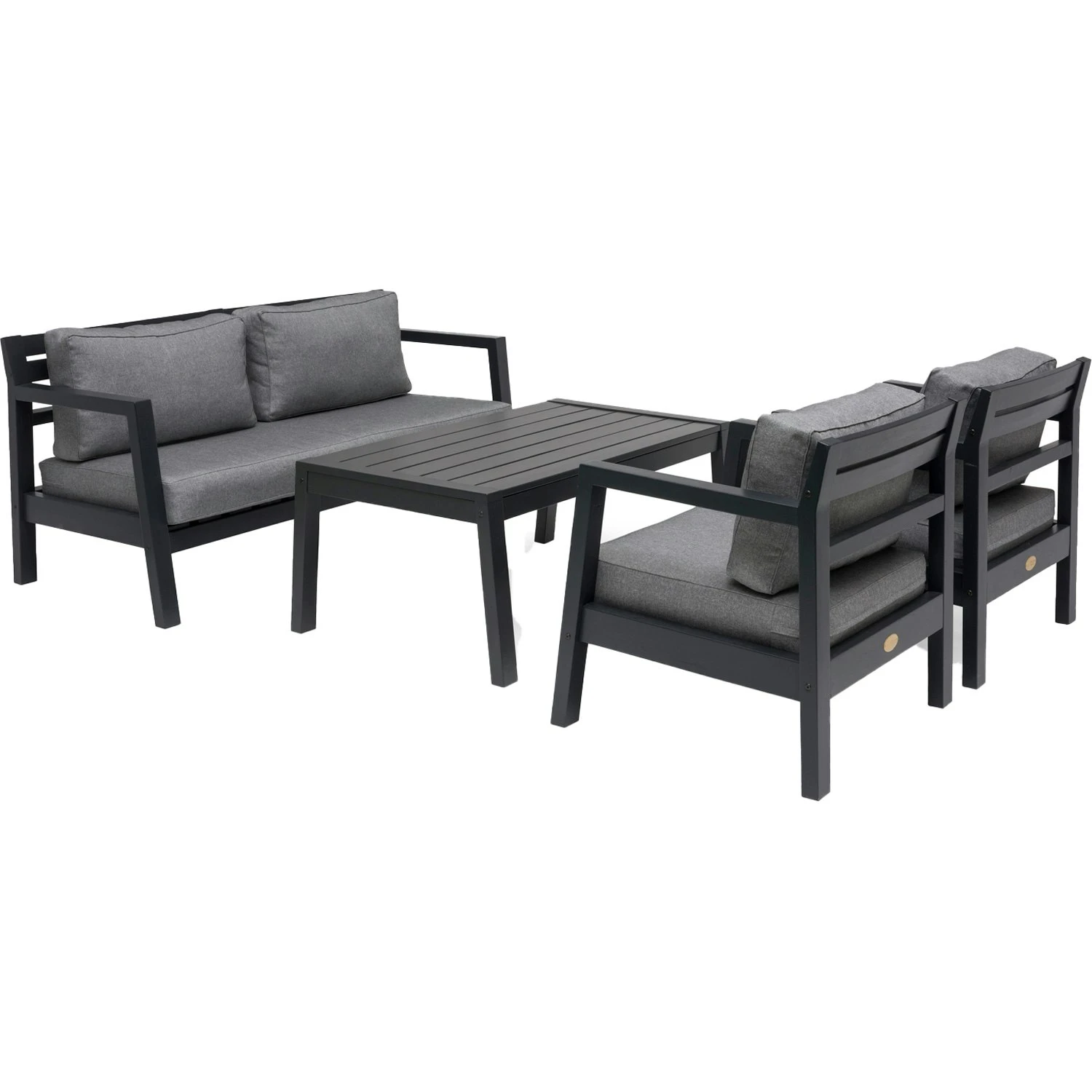 Stoltö Sitzgruppe 4 Sitzplätze, Orkangrau/Grau 1 Stoltö Sitzgruppe 4 Sitzplätze, Orkangrau/Grau