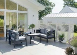 Stoltö Sofa, Orkangrau/Grau -Grünblick Verkäufe hillerstorp stolto soffa orkangra inkluderad dynor 2