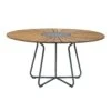 Circle Table 150 Cm, Bamboo / Black
