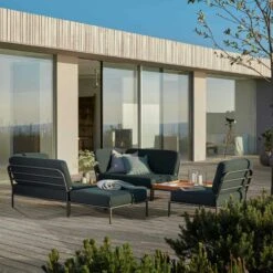 LEVEL Stuhl Ecke Rechts, Alpine -Grünblick Verkäufe houe level corner right alpine sunbrella heritage 8