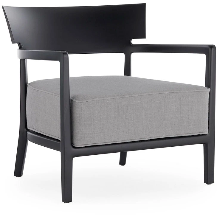 Kartell Cara Mat Sessel Im Freien Nutzbar, Schwarz / Grau 1 Kartell Cara Mat Sessel Im Freien Nutzbar, Schwarz / Grau