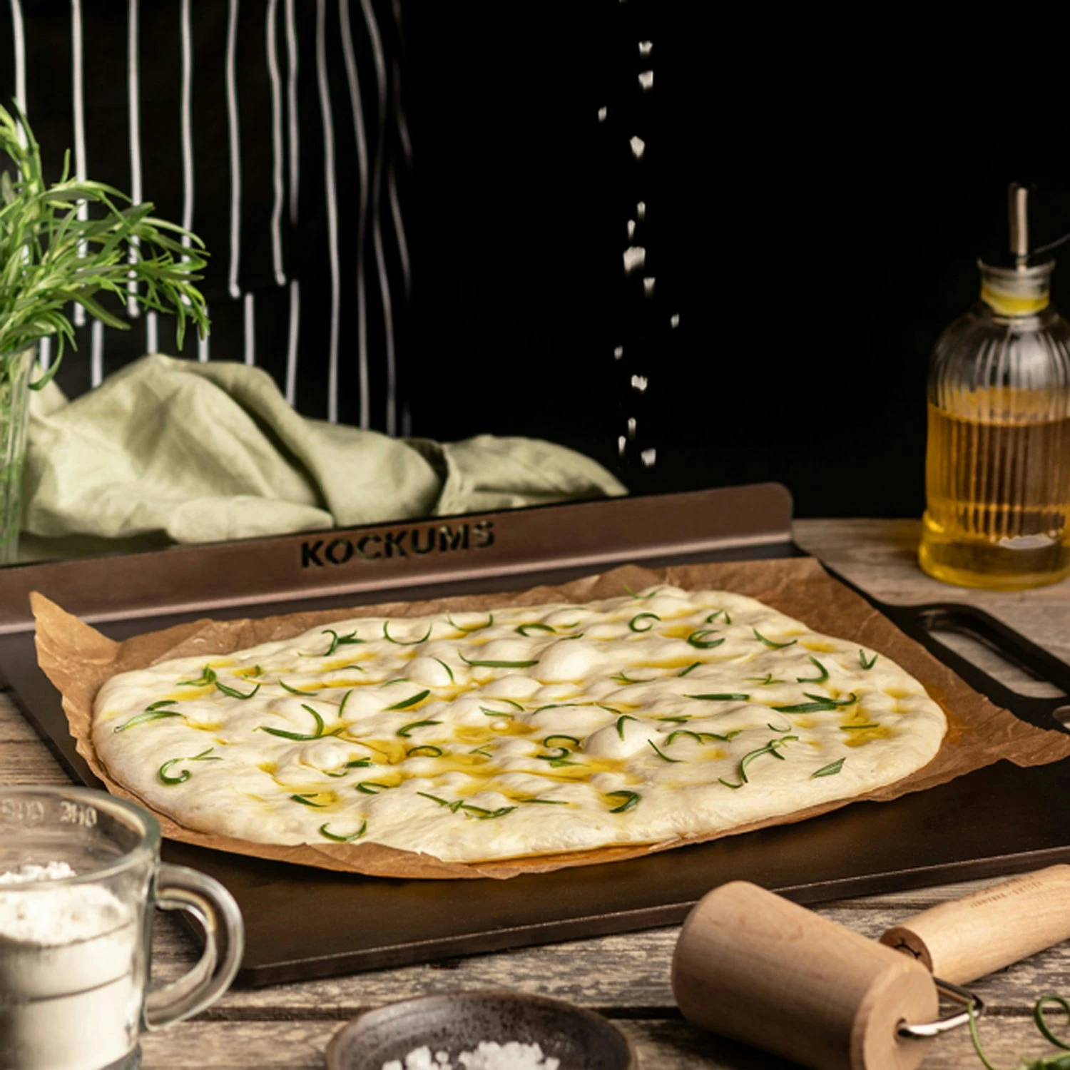 Kockums Jernverk Backstahl Mit Gefalteten Kanten Karbonstahl, 37x32 3 Kockums Jernverk Backstahl Mit Gefalteten Kanten Karbonstahl, 37x32 – Bild 3